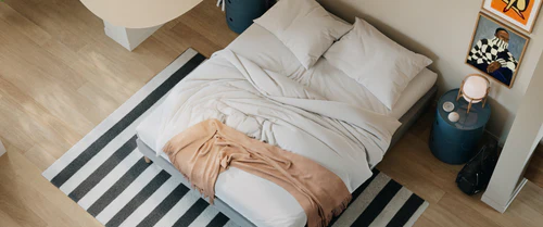 Minimalistisches Design für tiefen Schlaf